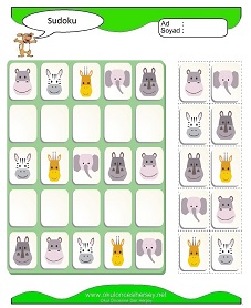 Sudoku Çocuk Bulmacaları